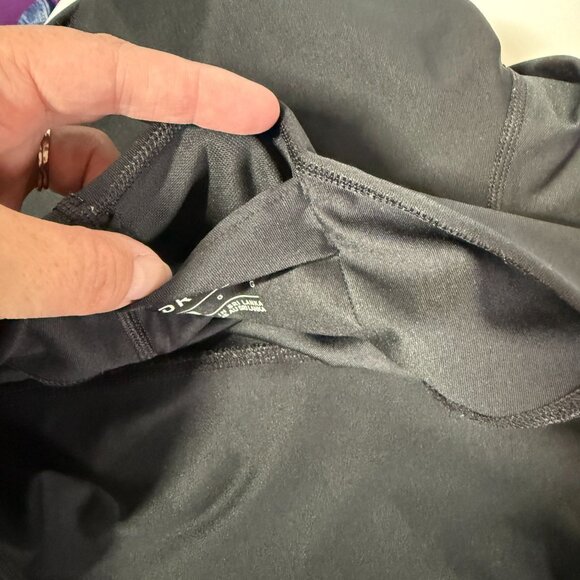 Nike Dri Fit Womens Carpi Leggings Large Black Activewear Walking Workout Gym - Picture 9 of 12